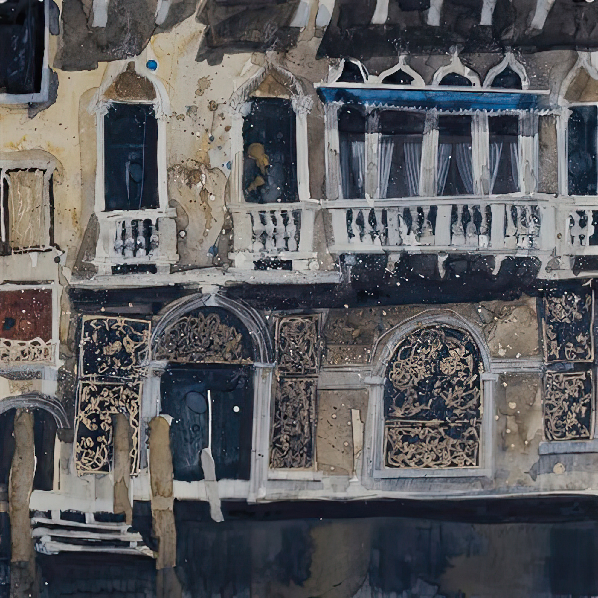Front Facade Venetian Palazzo