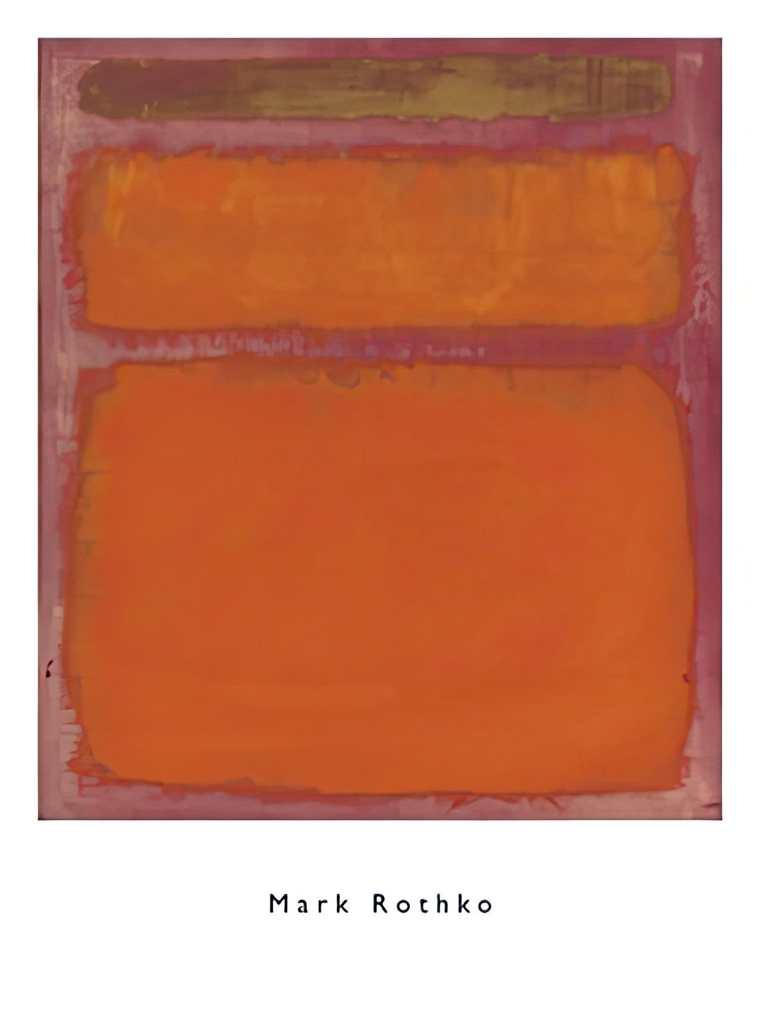 Orange, Red, Yellow, 1961