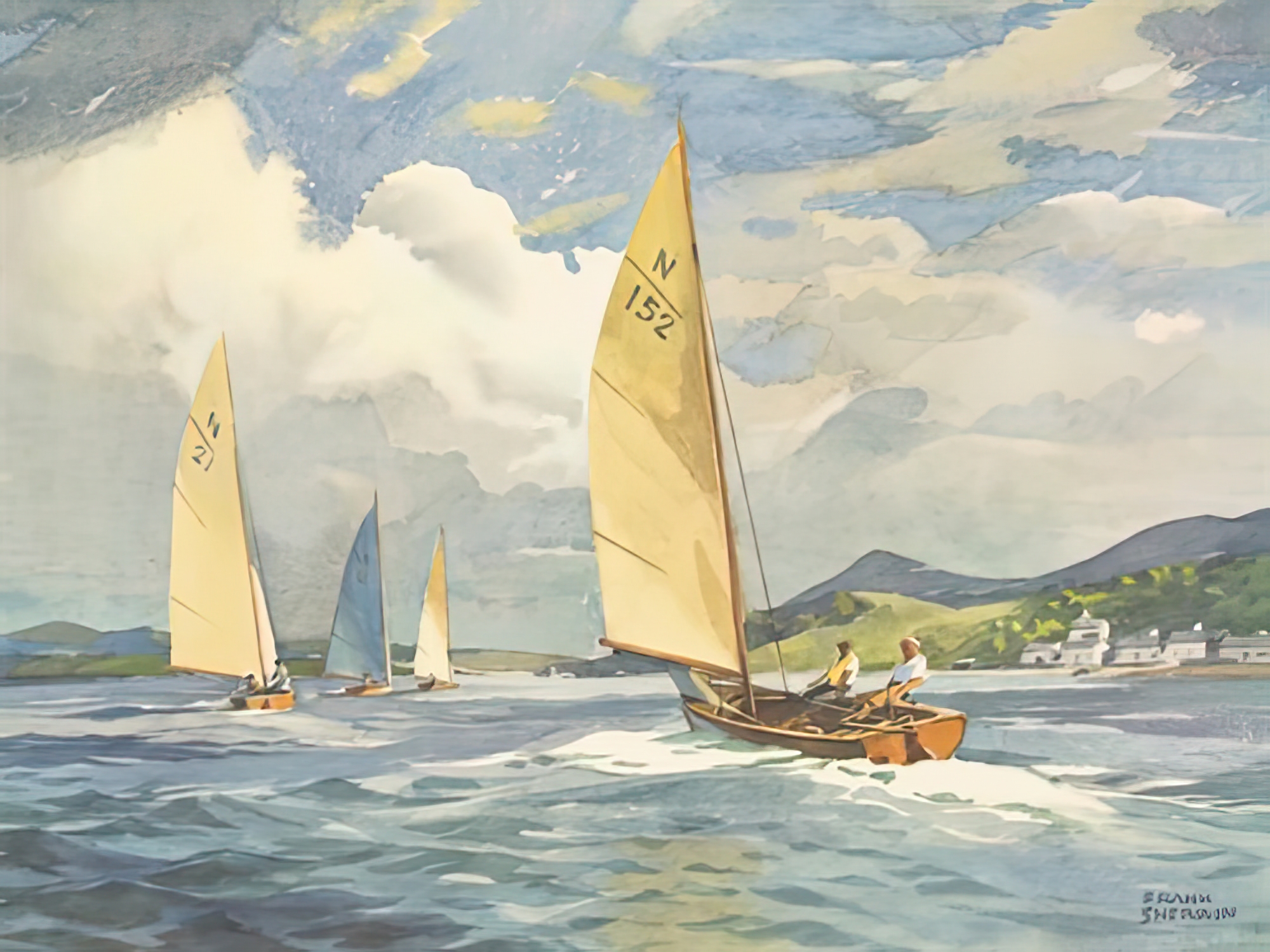 Sailing Dinghies on the Clyde