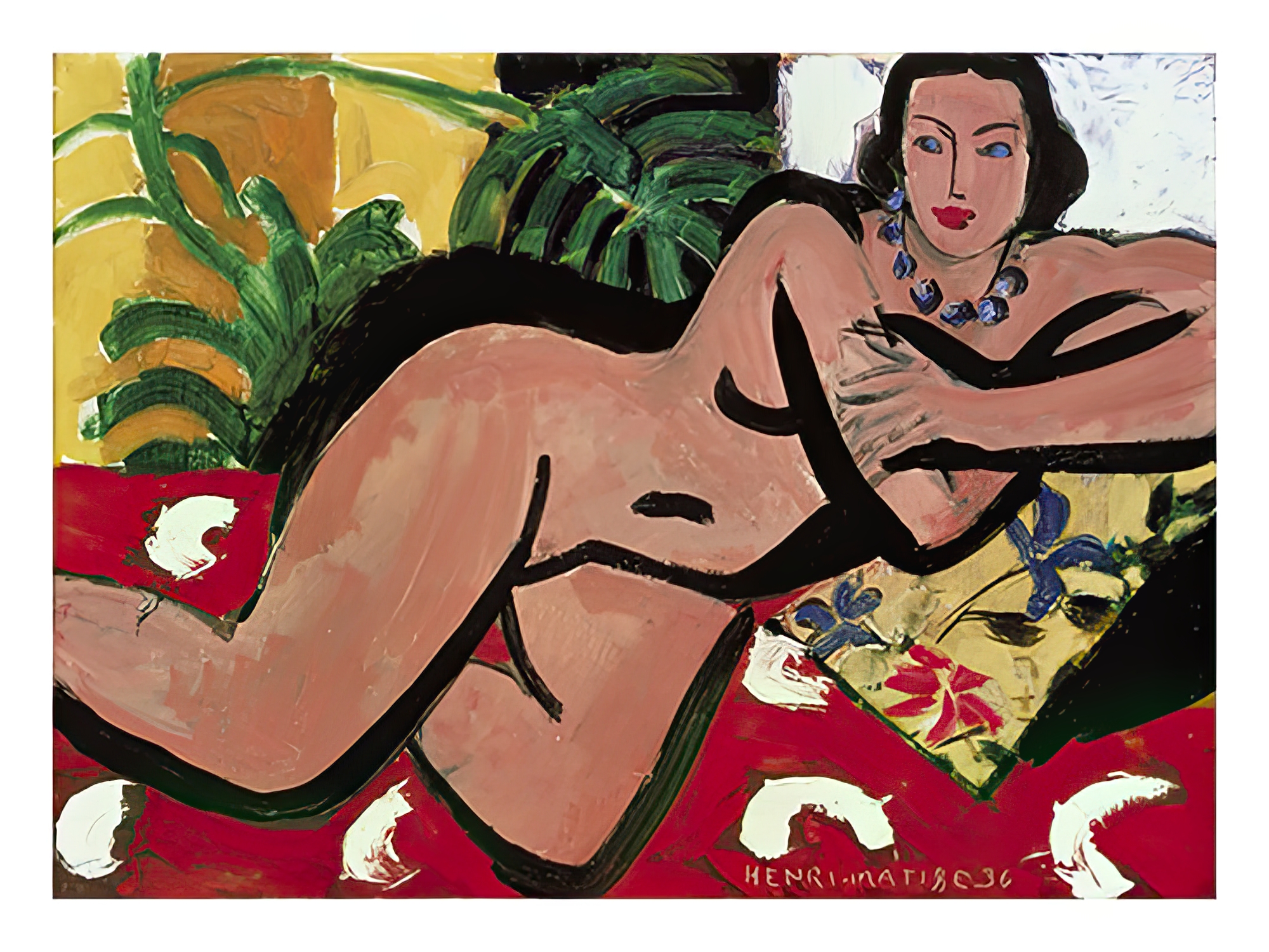 Nude with Palms, 1936