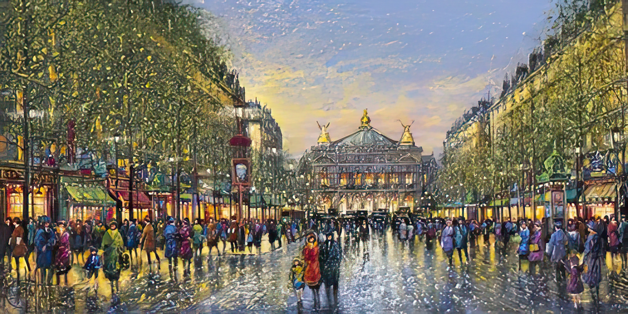 Paris - Avenue de l'Opera - Detail