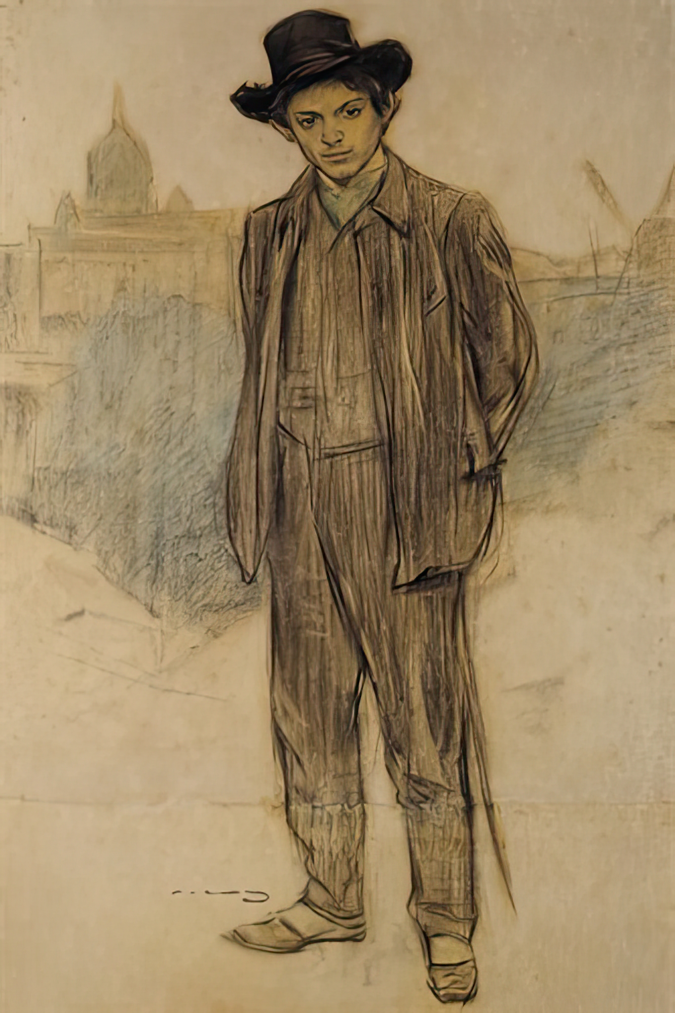 Portrait of Pablo Picasso, c. 1900