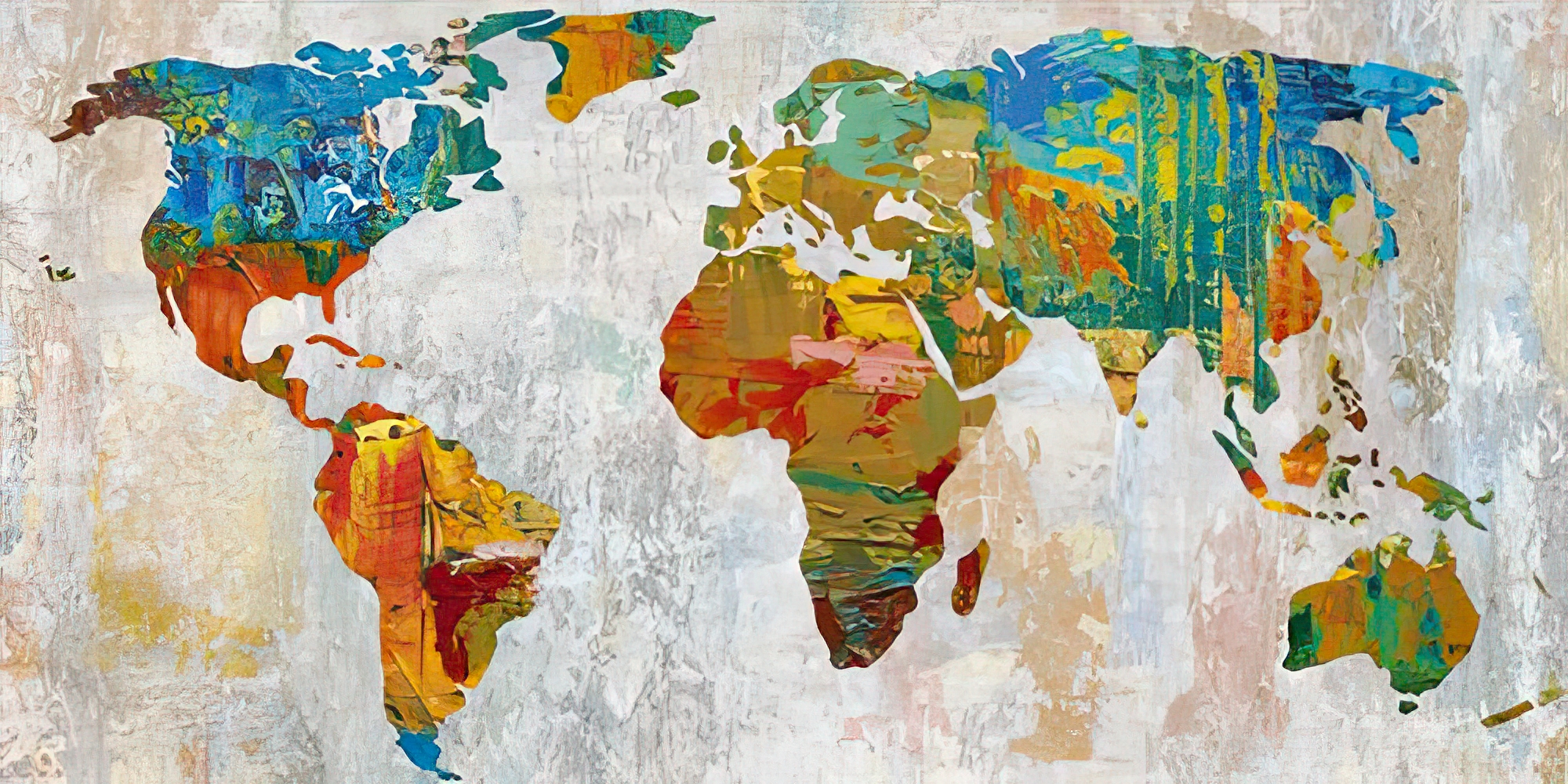 Abstract World Map
