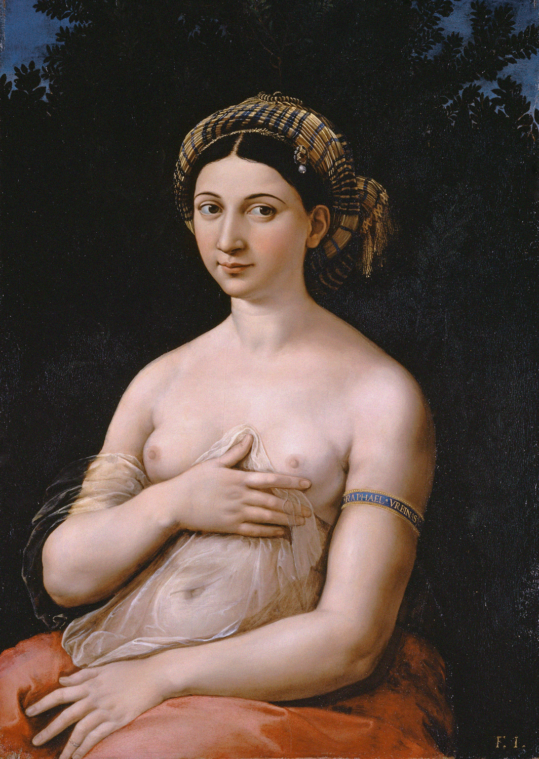 La Fornarina, 1518-19