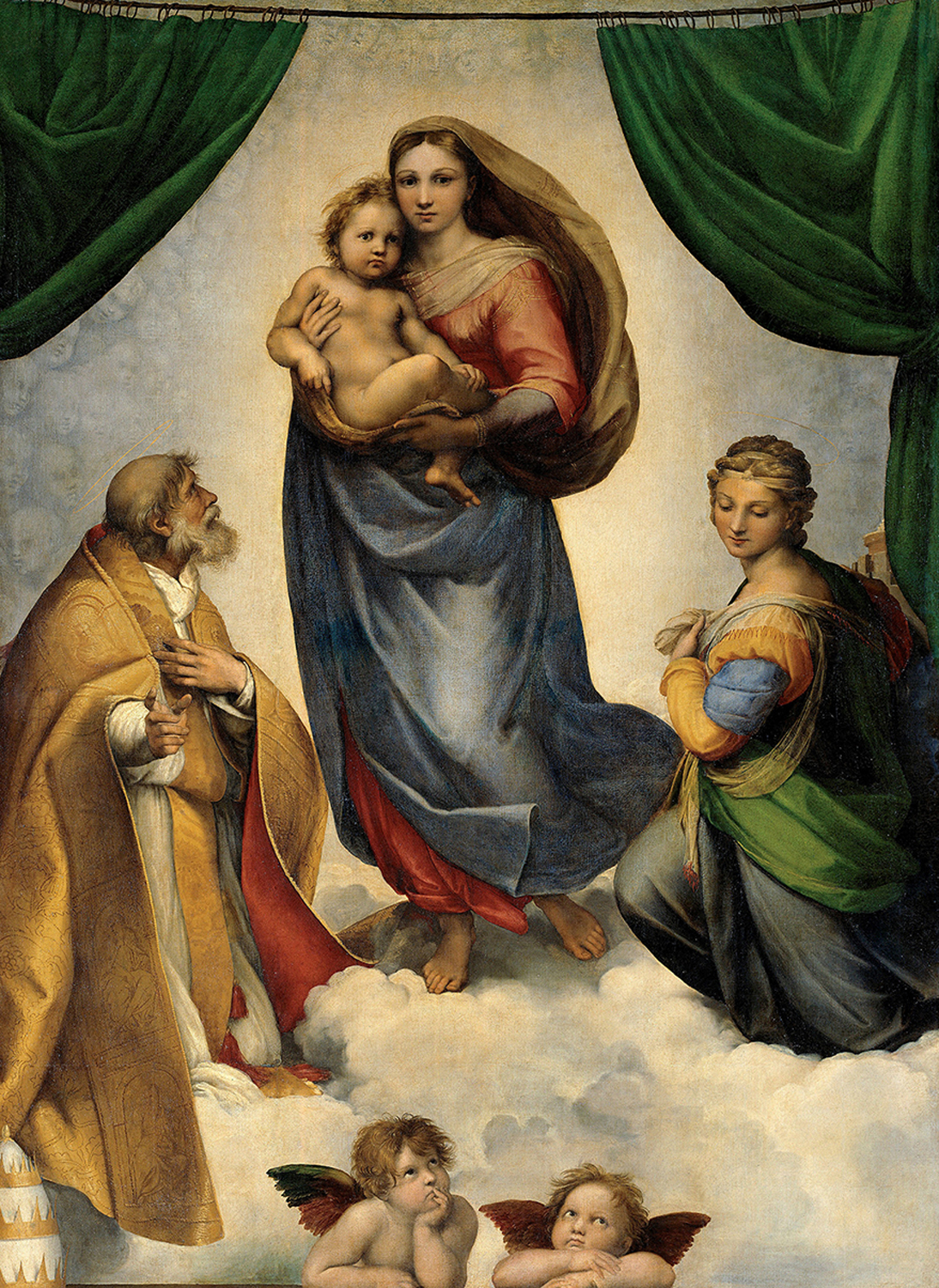 Sistine Madonna 1512 1 Just Wall Decor Sistine Madonna 1512