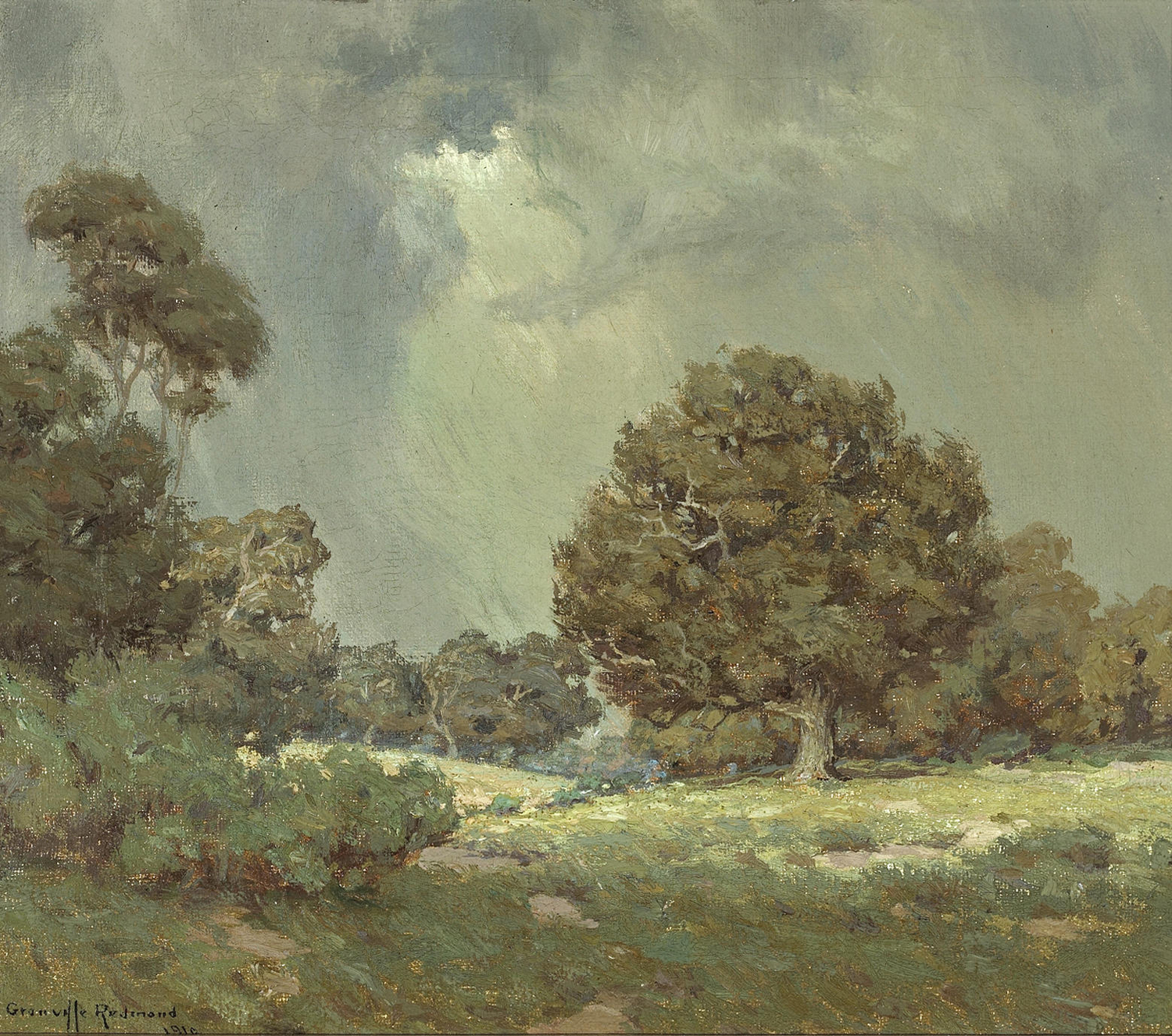 Wildflowers Under Gray Skies (The Coming Storm), 1916