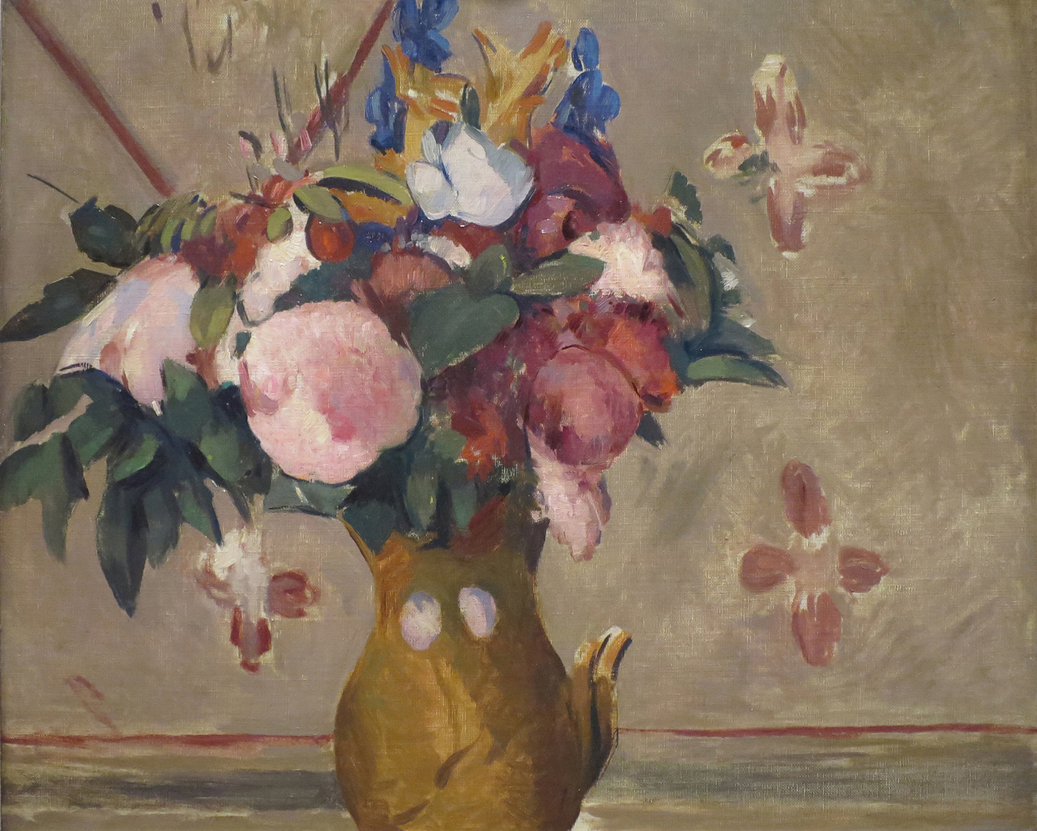 Vase of Flowers, after Cezanne, 1896