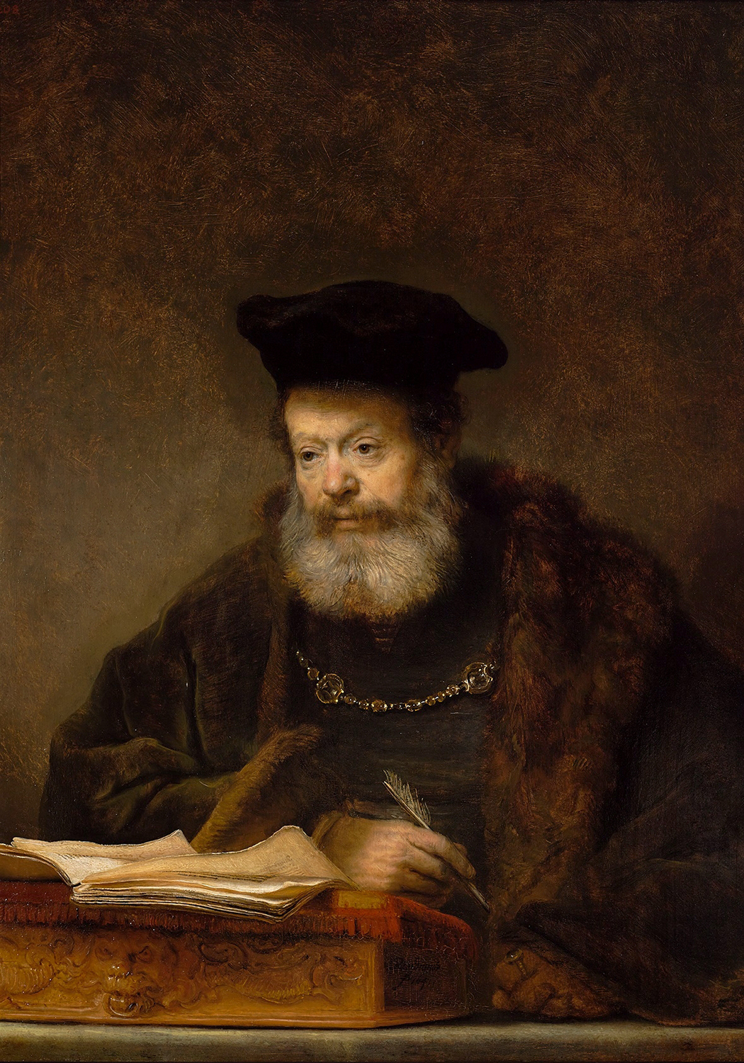 Scholar at his Writing Table, 1641