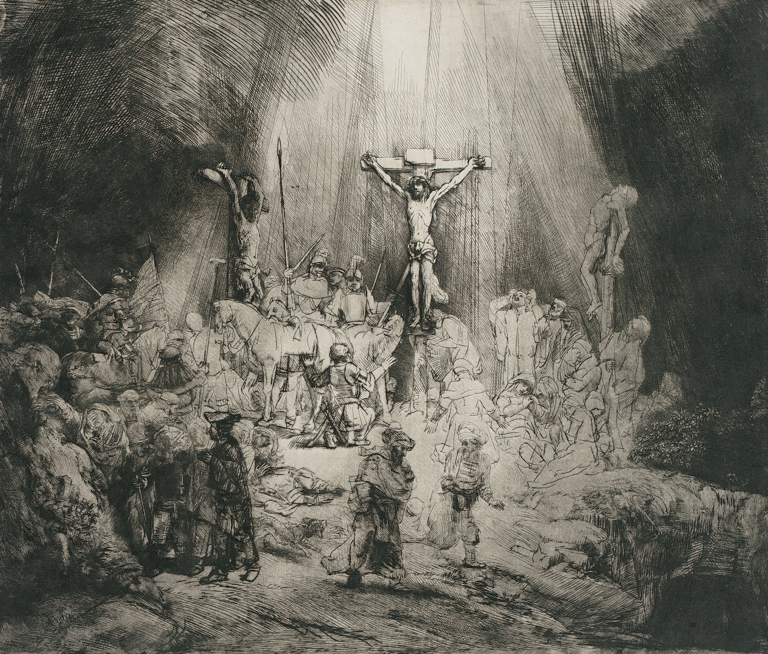 Christ Crucified Between the Two Thieves (