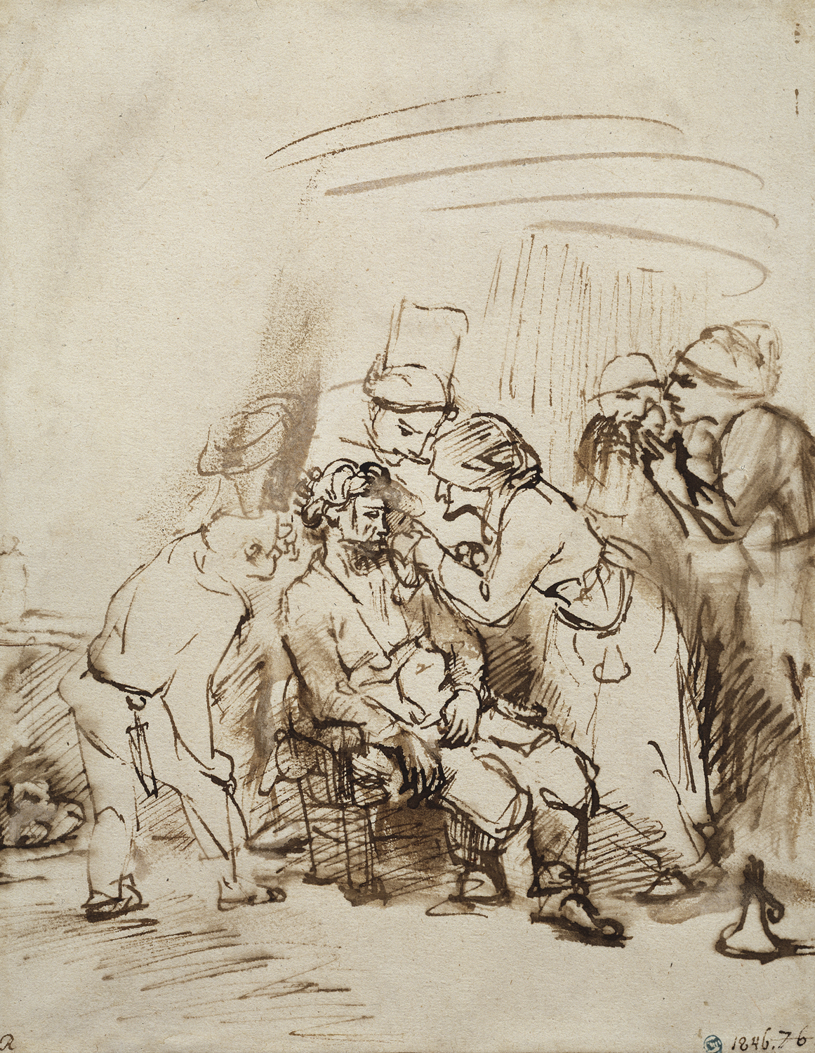 An Eye Operation, 17th century