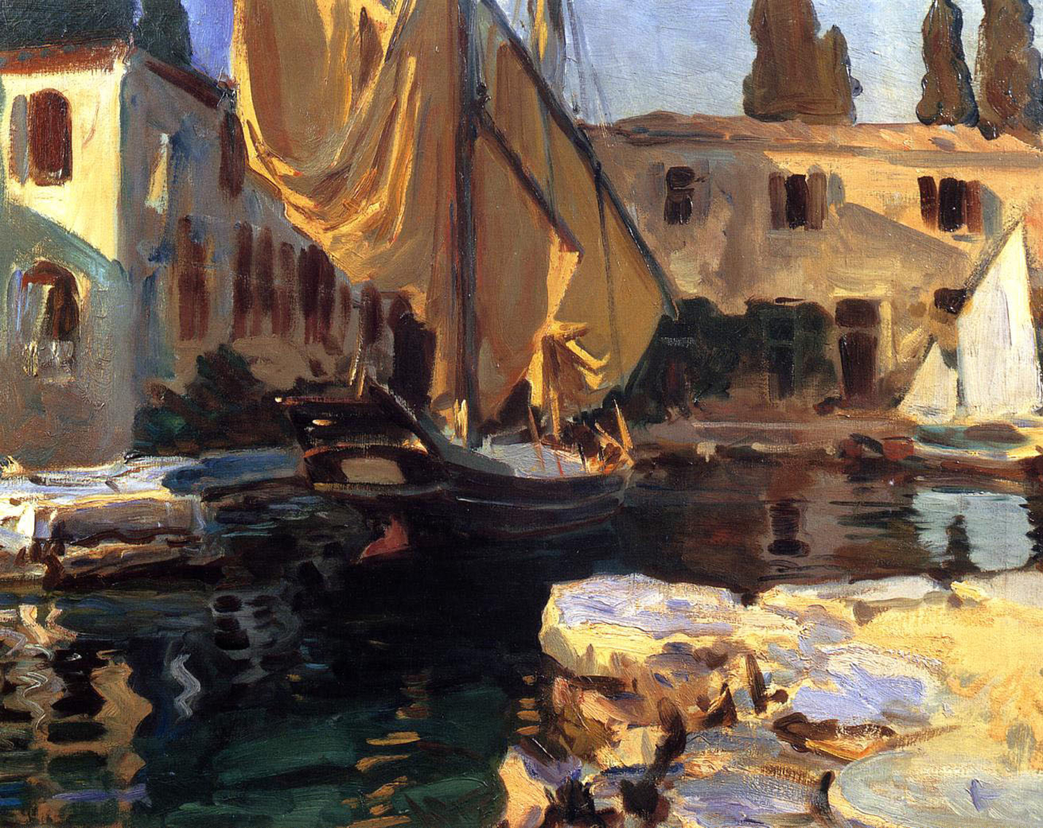 A Boat with a Golden Sail, 1913