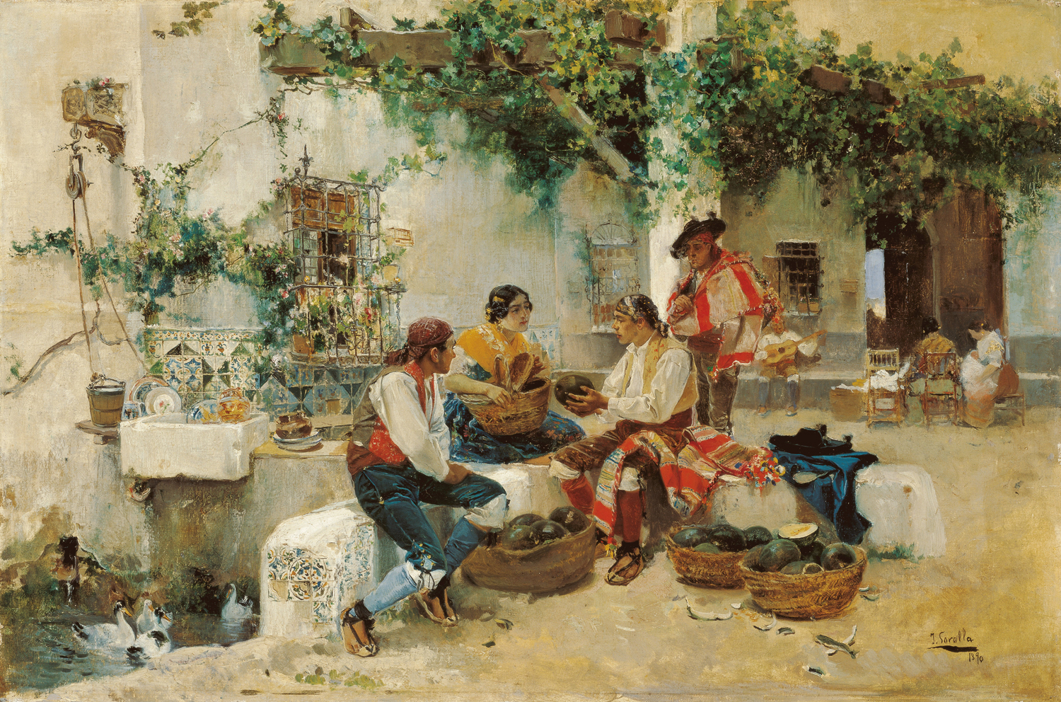 Vendiendo Melones (Melon Vendor), 1890