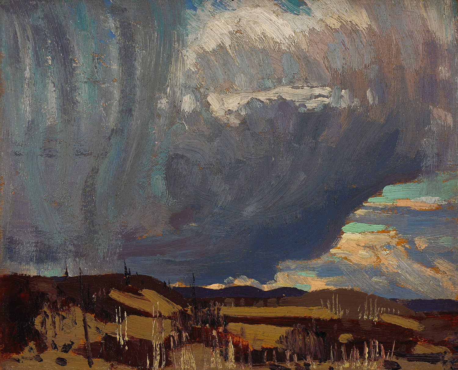 Approaching Snowstorm, 1915