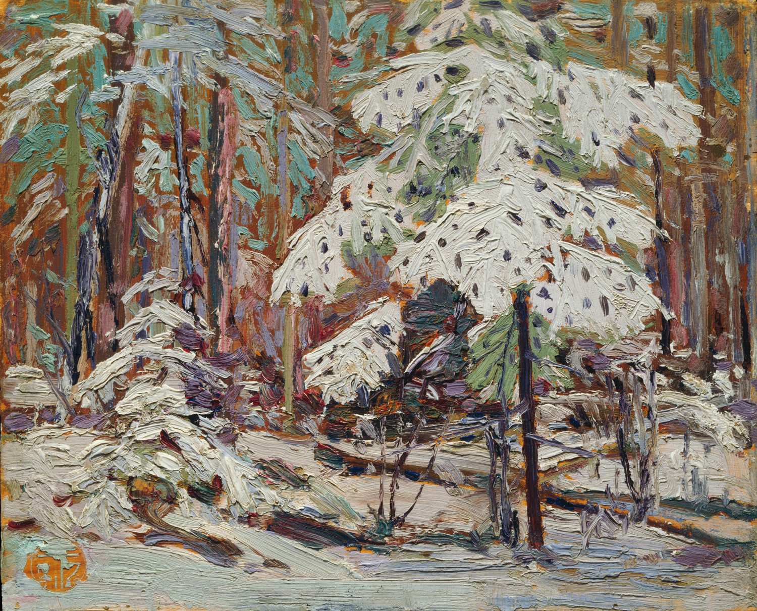 Snow in the Woods, 1916