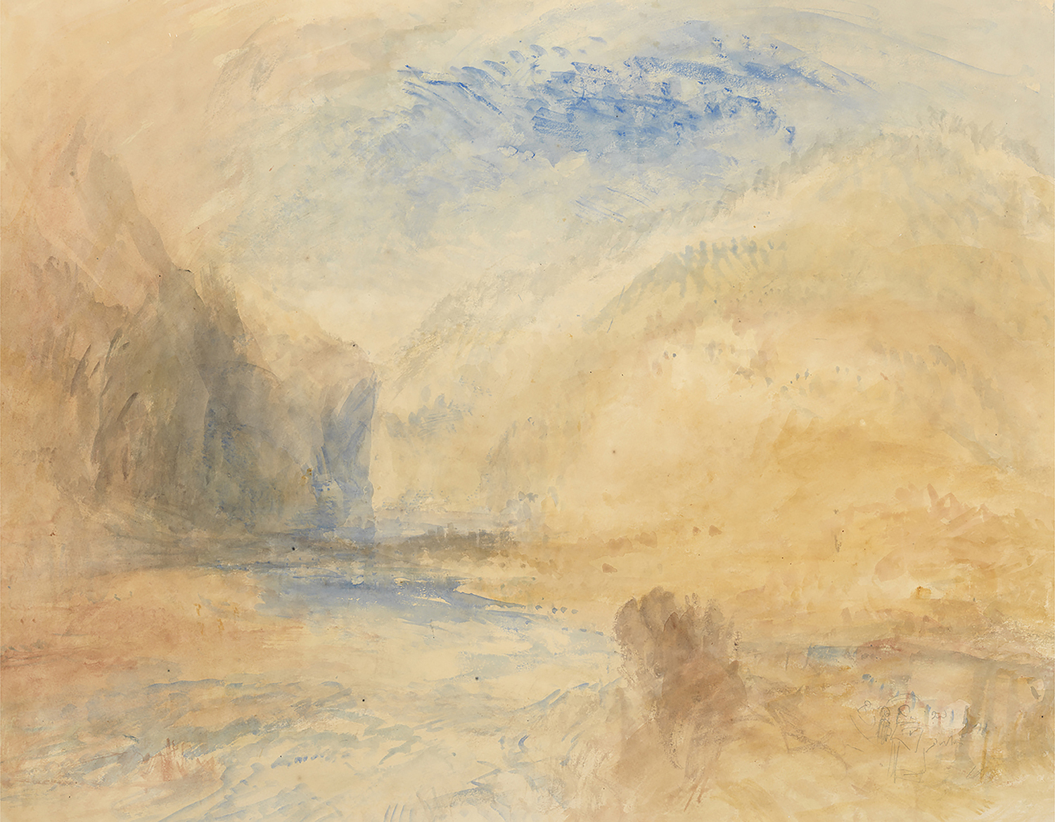 Mountain Landscape with Lake, c. 1842