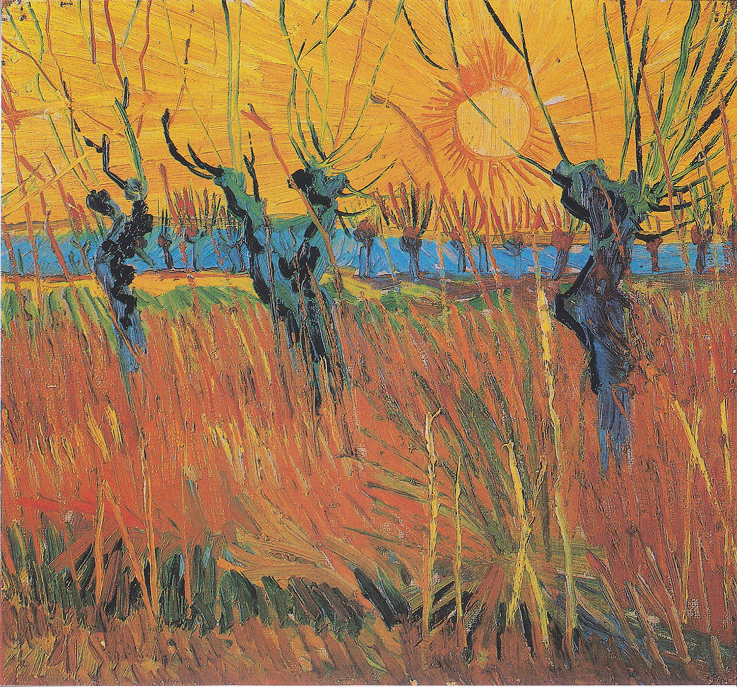 Willows at Sunset, 1888