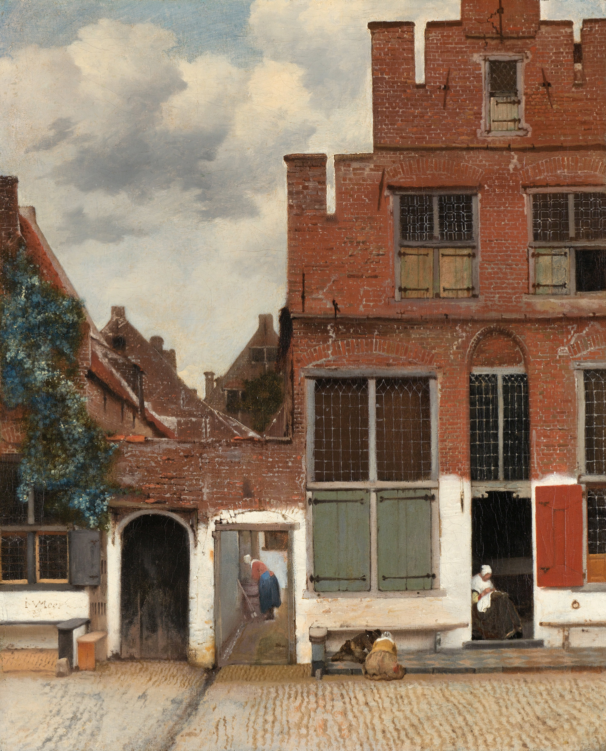 View of Houses in Delft, c. 1658