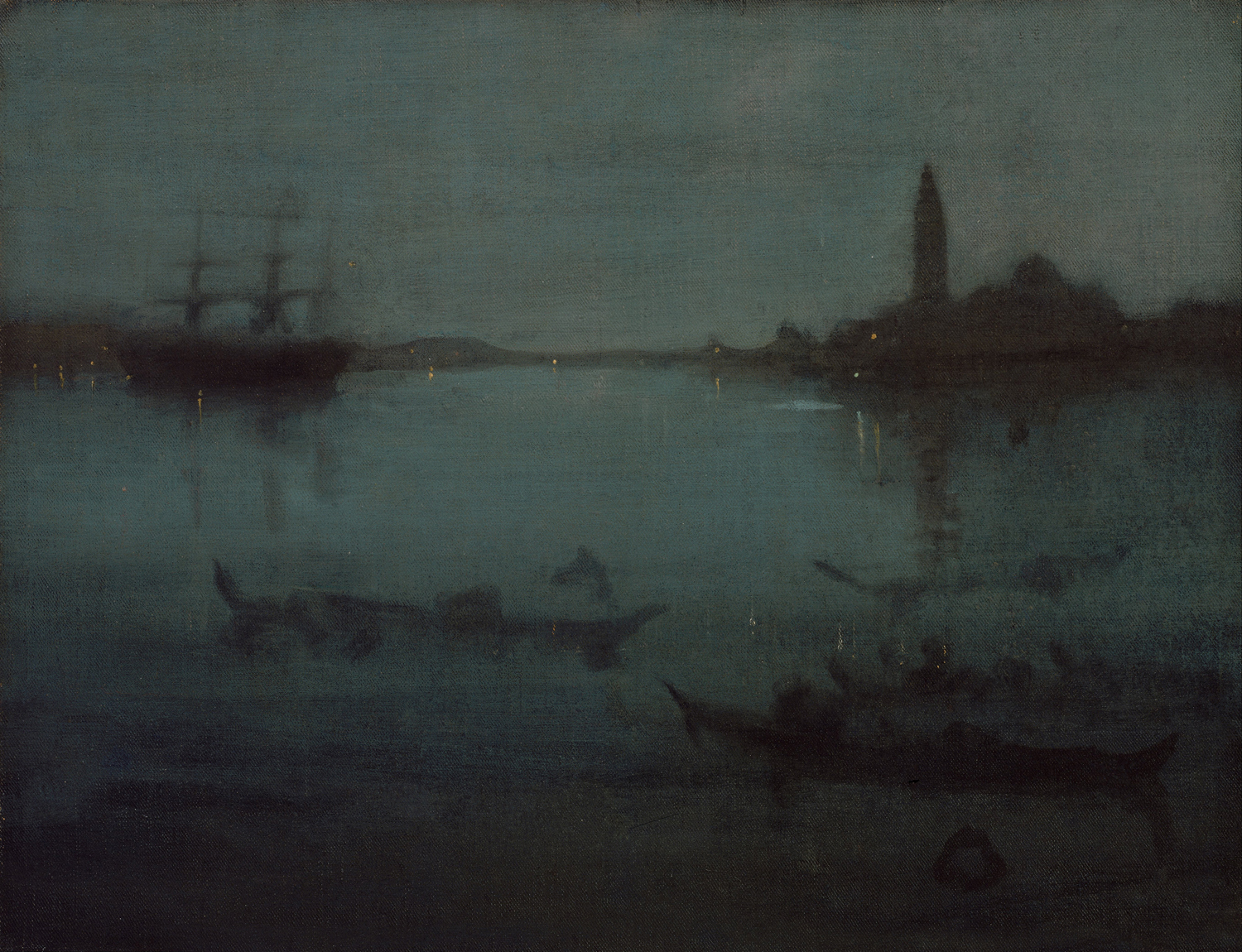 Nocturne in Blue and Silver The Lagoon Venice Just Wall Decor Nocturne in Blue and Silver The Lagoon Venice 1879 80