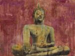 Golden Buddha 1  Just Wall Decor Golden Buddha
