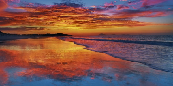 Sunset, North Island, australia & new zealand & new zealand