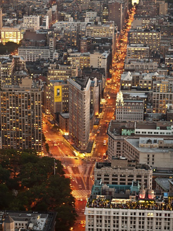 Aerial View of Flatiron Building, NYC