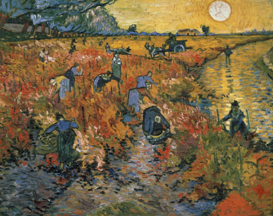 The Red Vineyard at Arles, 1888