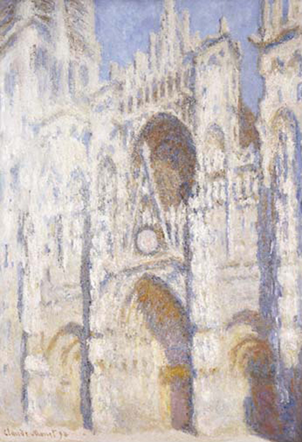 Rouen Cathedral In the Afternoon - The Gate In Full Sun