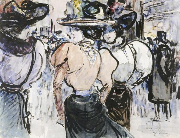 Elegantes Dans La Rue