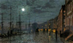 City Docks By Moonlight 1 Just Wall Decor City Docks By Moonlight