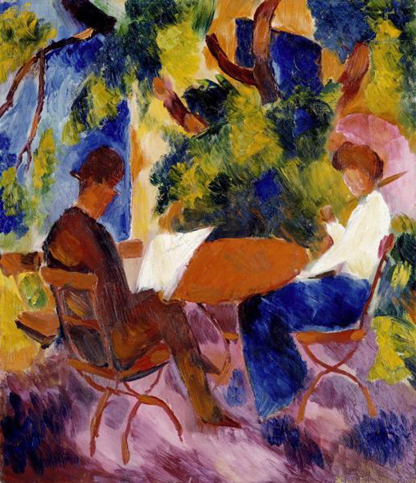 At the Garden Table