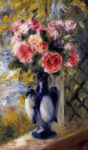 Roses In a Blue Vase 1 Just Wall Decor Roses In a Blue Vase