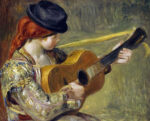 Girl With a Guitar 1 Just Wall Decor Girl With a Guitar