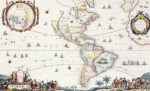 Map of the Americas 1696 1 Just Wall Decor Map of the Americas 1696