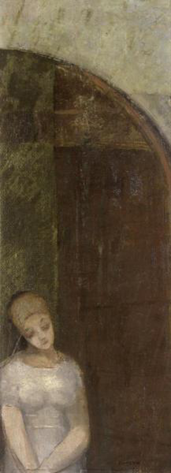 Young Woman Under an Arch
