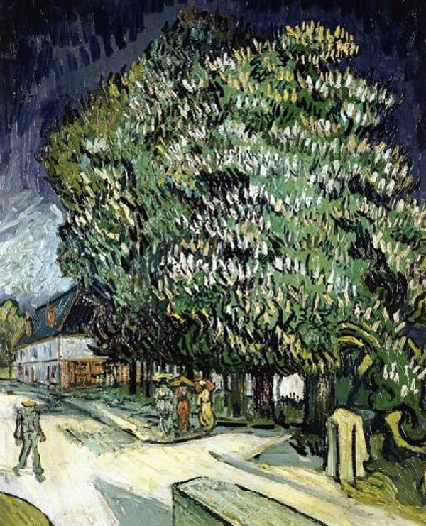 Chestnut Trees in Blossom