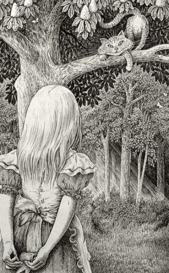 Alice and the Cheshire Cat