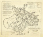 Civil War Battlefields in Front of Nashville 1866 1 Just Wall Decor Civil War Battlefields in Front of Nashville 1866