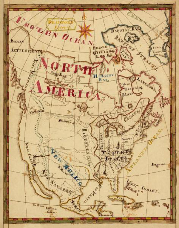North America, 1816