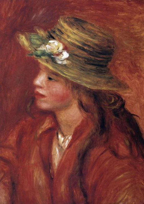 Girl with a Straw Hat