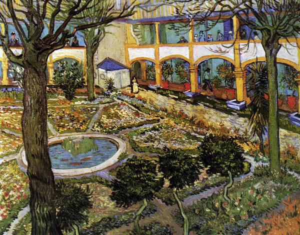 Courtyard at Hospital in Arles