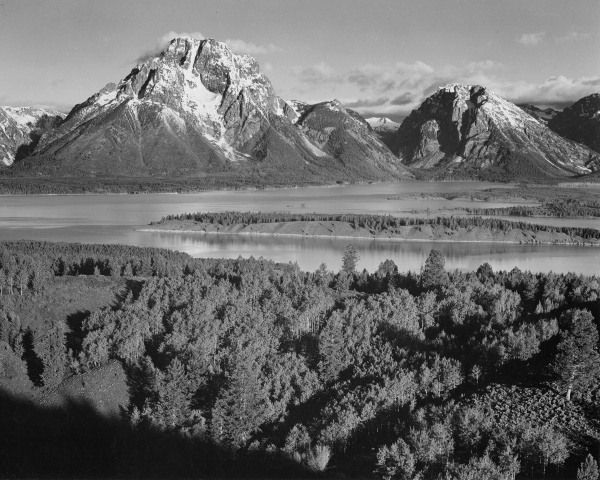 View Toward Mount Moran, Grand Teton National Park, Wyoming, 1941