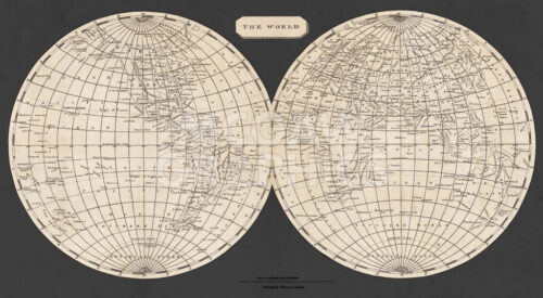 Map of the World 1812