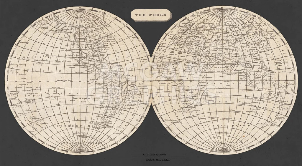 Map of the World, 1812