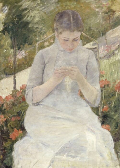 Girl In the Garden 18801882 1 Just Wall Decor Girl In the Garden 1880 1882