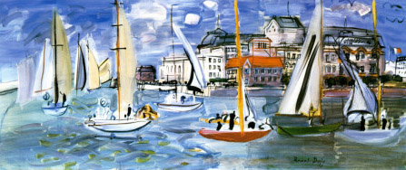 Regates dans le Port de Trouville