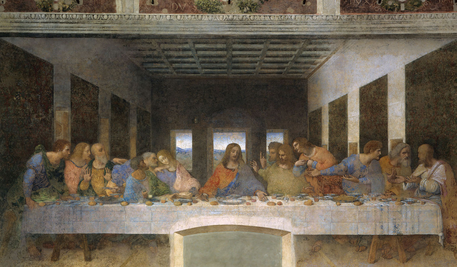 The Last Supper, 1498 (post-restoration)