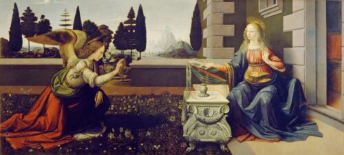 The Annunciation c  Just Wall Decor The Annunciation c 1472