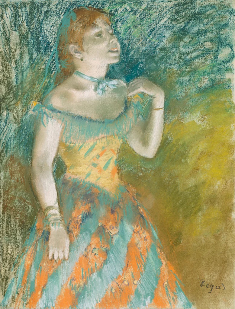 The Singer In Green c. 1884