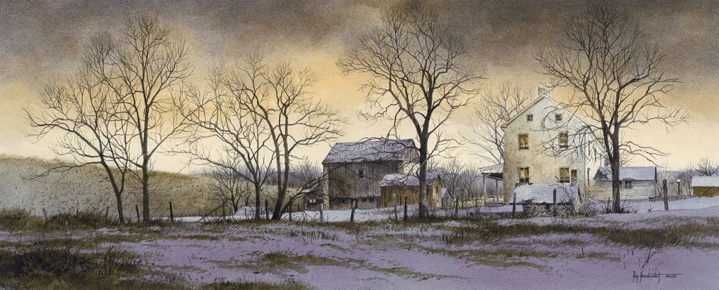 Evening At Brenner's Farm