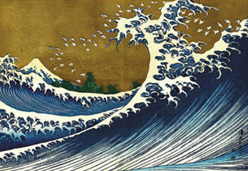 Big Wave (from 100 views of Mt. Fuji)